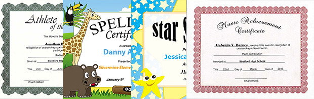 Graduation Certificate Templates - Customize with iClicknPrint